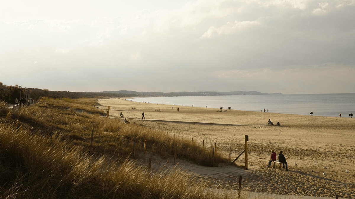 Pomorze Zachodnie - widok na plażę w Świnoujściu