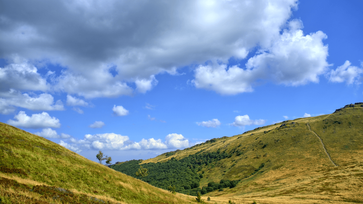 Widok na Bieszczady